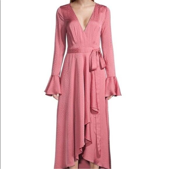 Fame and Partners The Maude Wrap Dress Womens Size 4 - Picture 1 of 15